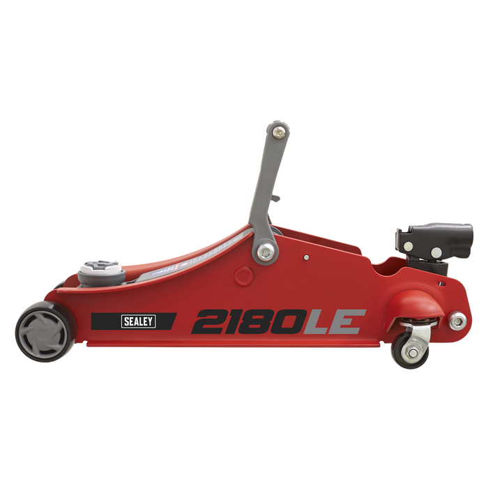 180° Handle Low Profile Short Chassis Trolley Jack 2 Tonne - Red | 2180LE