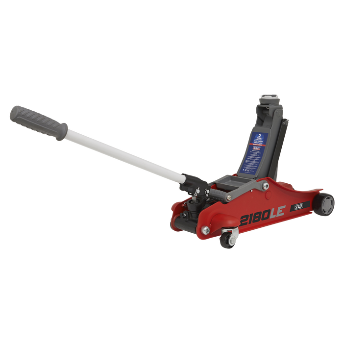 180° Handle Low Profile Short Chassis Trolley Jack 2 Tonne - Red | 2180LE