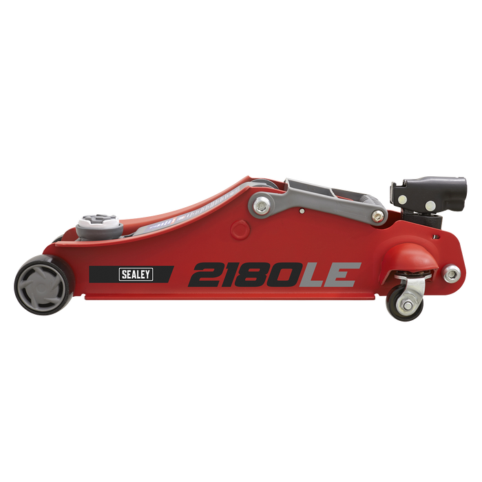180° Handle Low Profile Short Chassis Trolley Jack 2 Tonne - Red | 2180LE