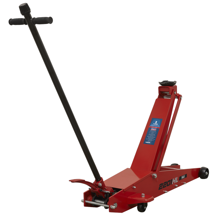 Long Reach High Lift Commercial Trolley Jack 2 Tonne | 2201HL
