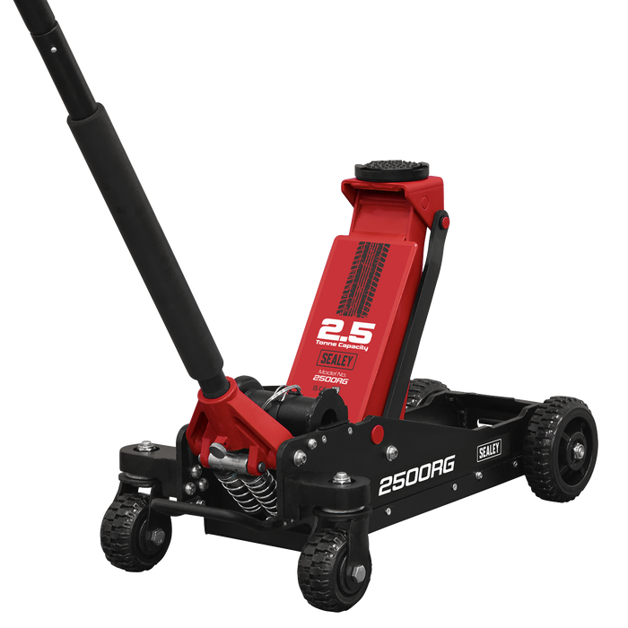 Big Wheel Hybrid Trolley Jack for Off-Road Vehicles, SUVs, Vans & 4x4s with Super Rocket Lift 2.5 Tonne | 2500RG