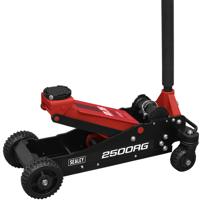 Big Wheel Hybrid Trolley Jack for Off-Road Vehicles, SUVs, Vans & 4x4s with Super Rocket Lift 2.5 Tonne | 2500RG
