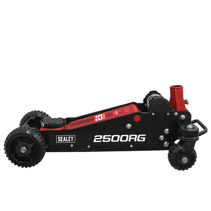 Big Wheel Hybrid Trolley Jack for Off-Road Vehicles, SUVs, Vans & 4x4s with Super Rocket Lift 2.5 Tonne | 2500RG