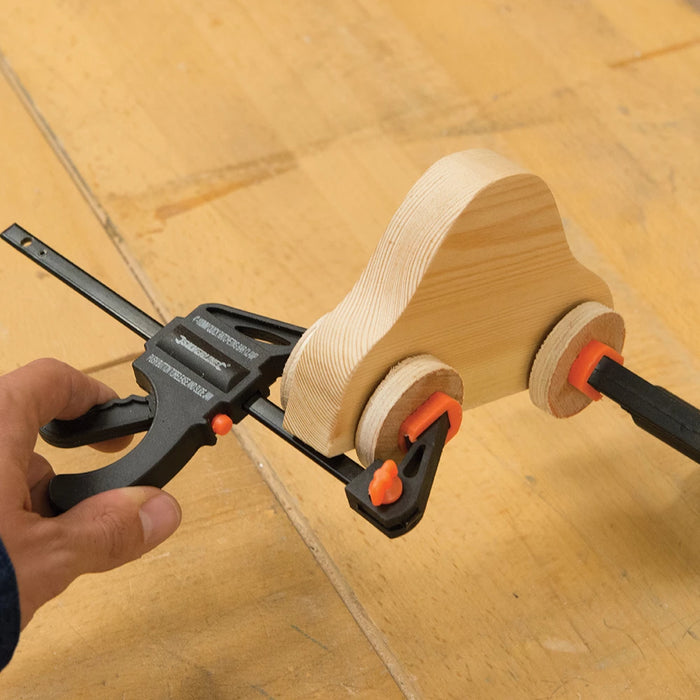 Silverline Mini Clamps 100mm - 150mm (Pack of 2) | 250108