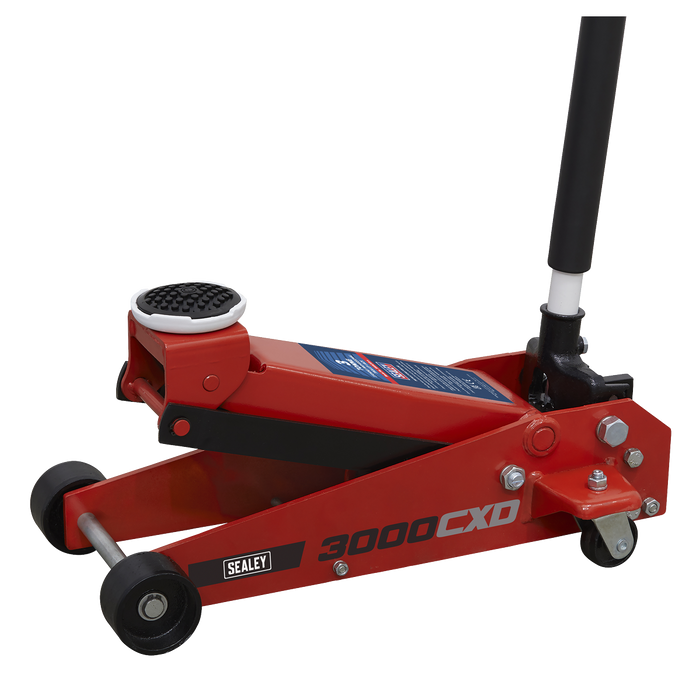 Trolley Jack 3 Tonne & Axle Stands (Pair) 3 Tonne per Stand Combo | 3000CXDCOMBO1