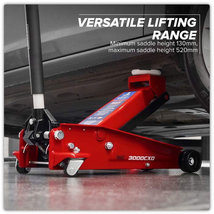 Quick Lift Standard Chassis Trolley Jack 3 Tonne | 3000CXD