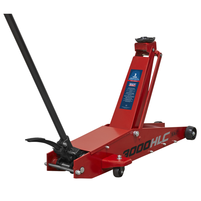 Premier Long Reach High Lift Trolley Jack 3 Tonne | 3000HLC