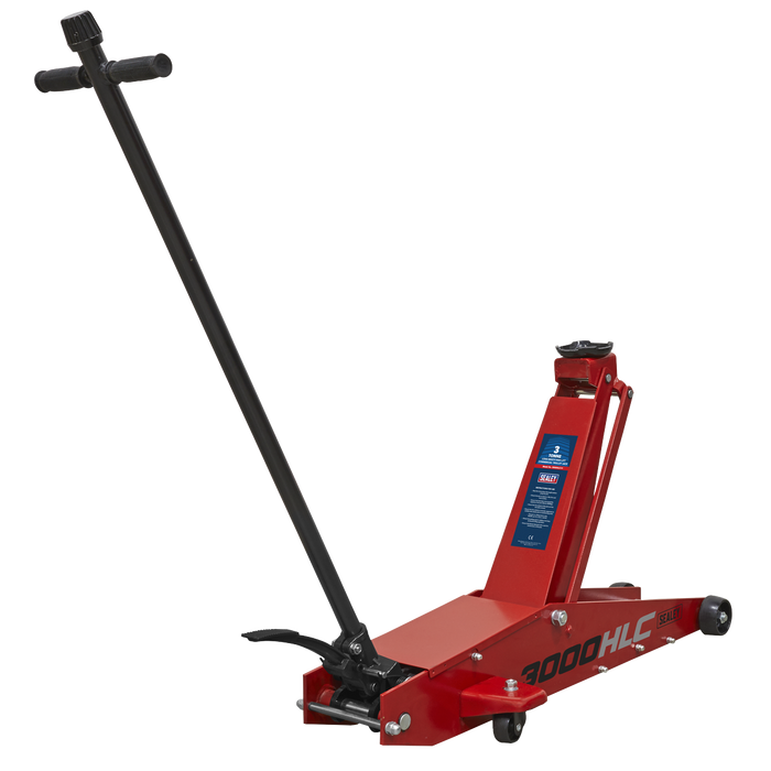 Premier Long Reach High Lift Trolley Jack 3 Tonne | 3000HLC