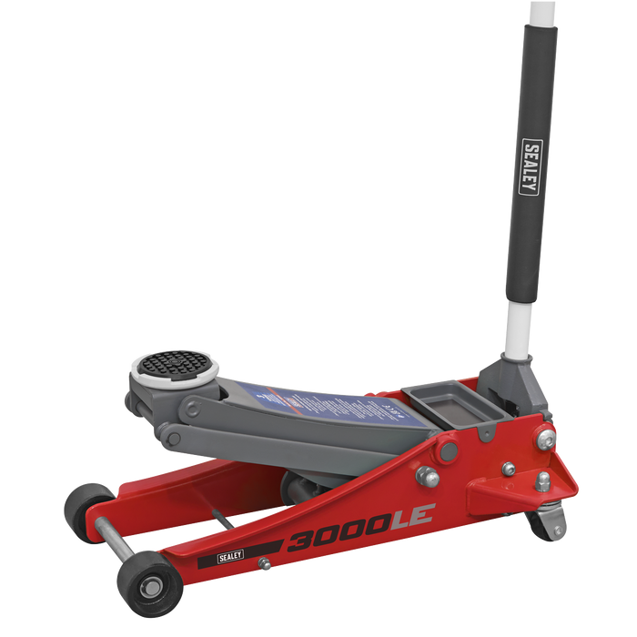 Low Profile Trolley Jack with Rocket Lift 3 Tonne - Red | 3000LE