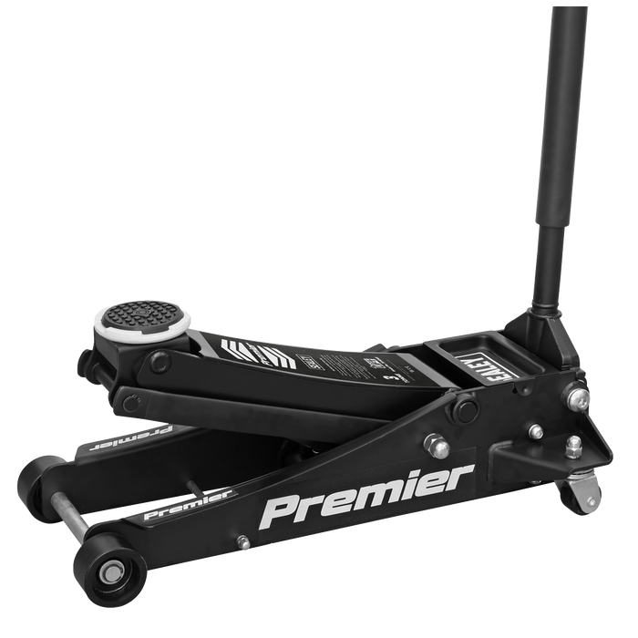 Premier Low Profile Trolley Jack with Rocket Lift 3 Tonne - Black | 3040AB
