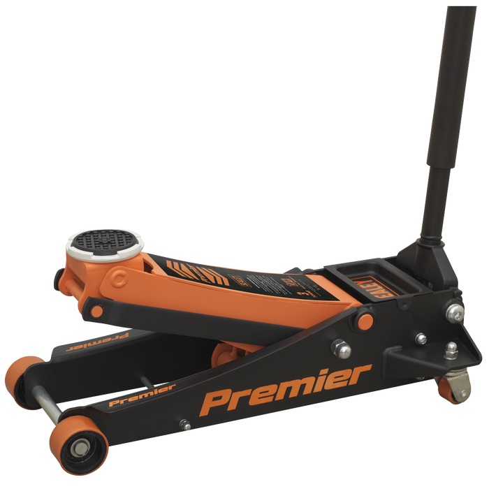 Premier Low Profile Trolley Jack with Rocket Lift 3 Tonne - Orange | 3040AO