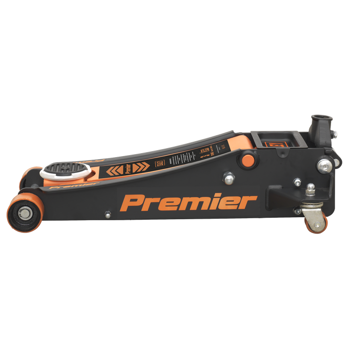 Premier Low Profile Trolley Jack with Rocket Lift 3 Tonne - Orange | 3040AO