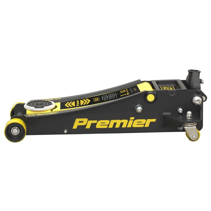Premier Low Profile Trolley Jack with Rocket Lift 3 Tonne - Yellow | 3040AY