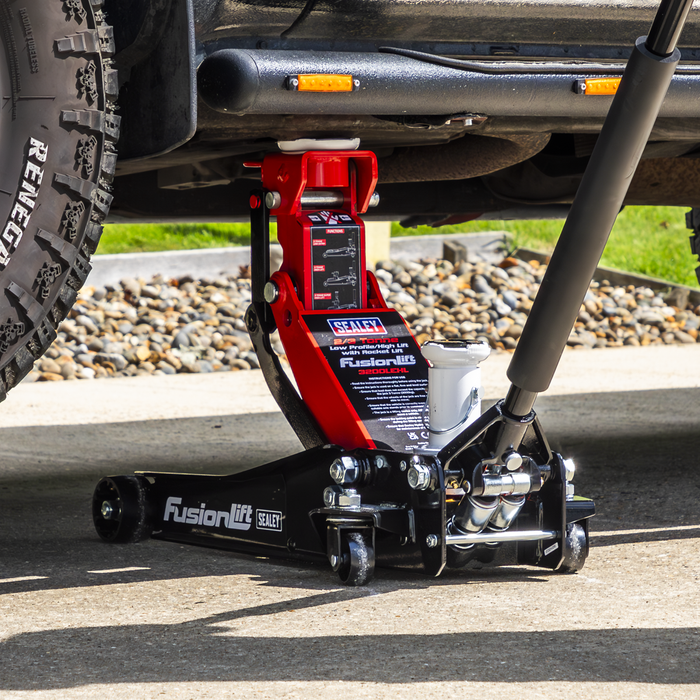 Low Profile High Lift Trolley Jack with Rocket Lift 2/3 Tonne | 3200LEHL