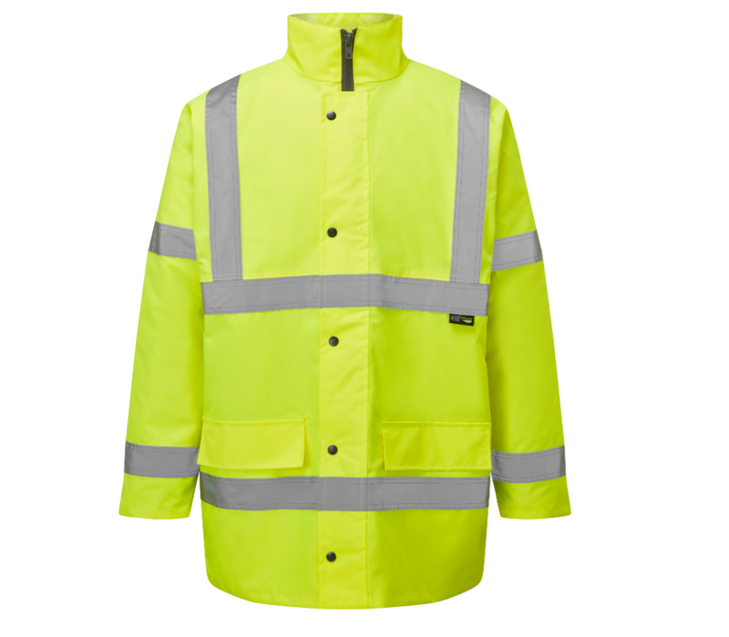 Supertouch Hi Vis Yellow Standard Parka | 3542