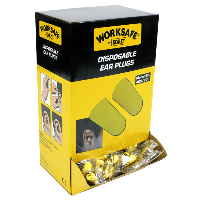 Worksafe® Disposable Ear Plugs - 200 Pairs | 403/200