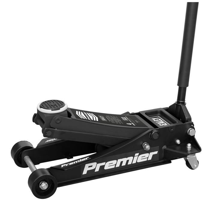 Premier Low Profile Trolley Jack with Rocket Lift 4 Tonne - Black | 4040AB