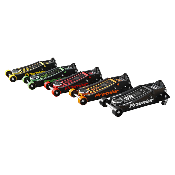 Premier Low Profile Trolley Jack with Rocket Lift 4 Tonne - Yellow | 4040AY