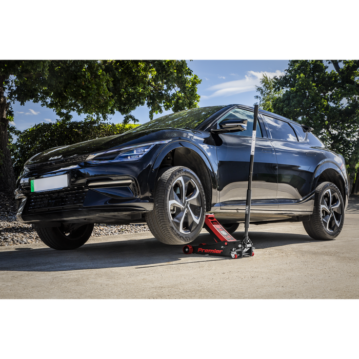 Premier Low Profile Trolley Jack with Rocket Lift 4 Tonne - Red | 4040AR