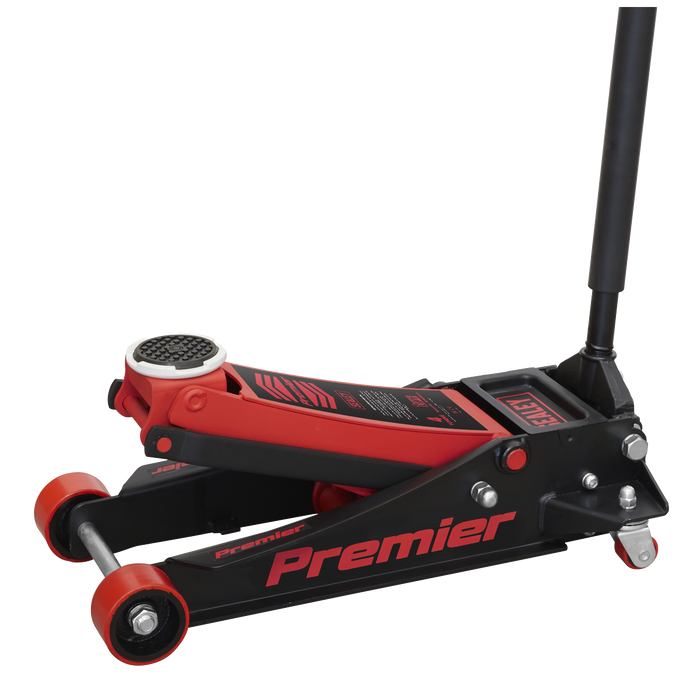 Premier Low Profile Trolley Jack with Rocket Lift 4 Tonne - Red | 4040AR