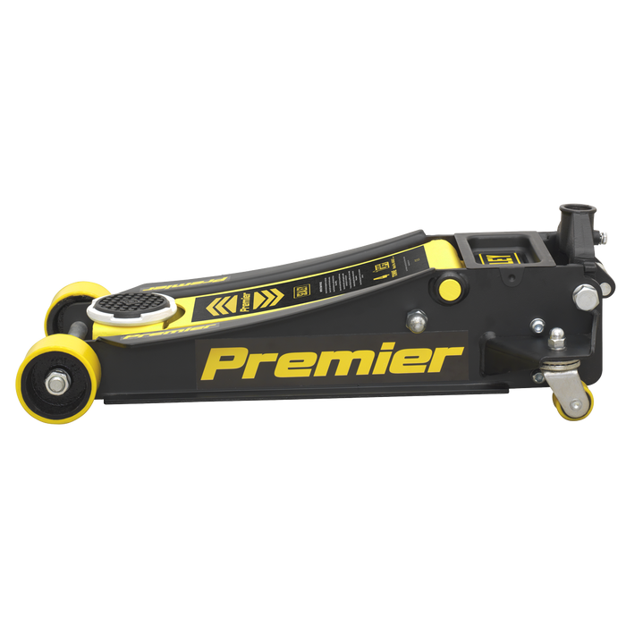 Premier Low Profile Trolley Jack with Rocket Lift 4 Tonne - Yellow | 4040AY