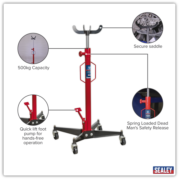 Vertical Transmission Jack 500kg | 500ETJ