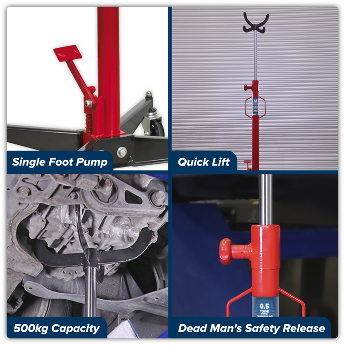 Vertical Transmission Jack 500kg | 500ETJ