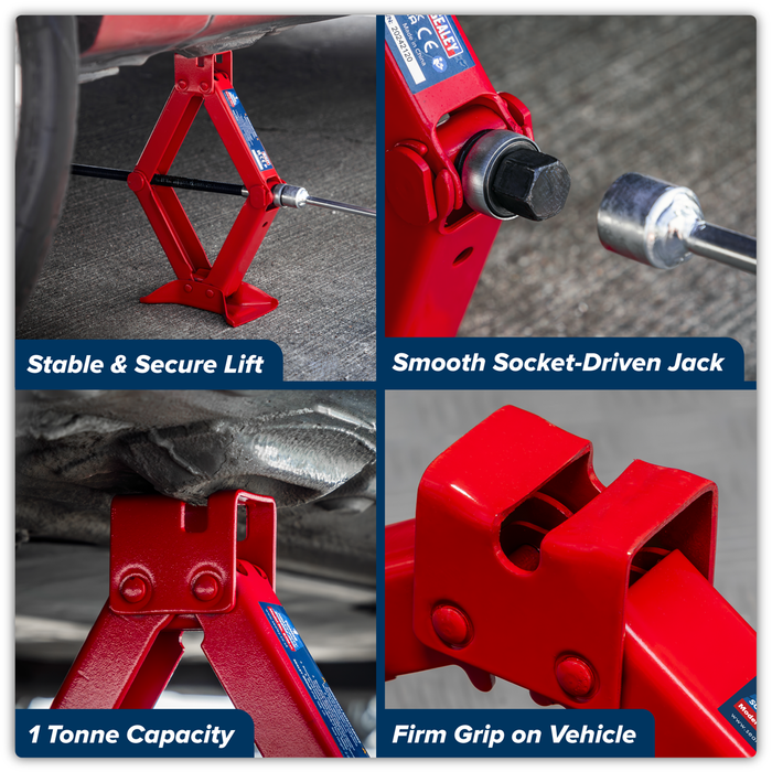 Heavy-Duty Scissor Jack 1 Tonne | 57M