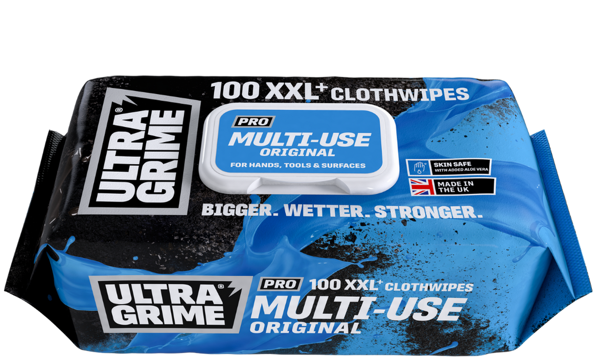 Ultragrime Multi-Use XXL+ Clothwipes For Hands, Tools & Surfaces | 5900