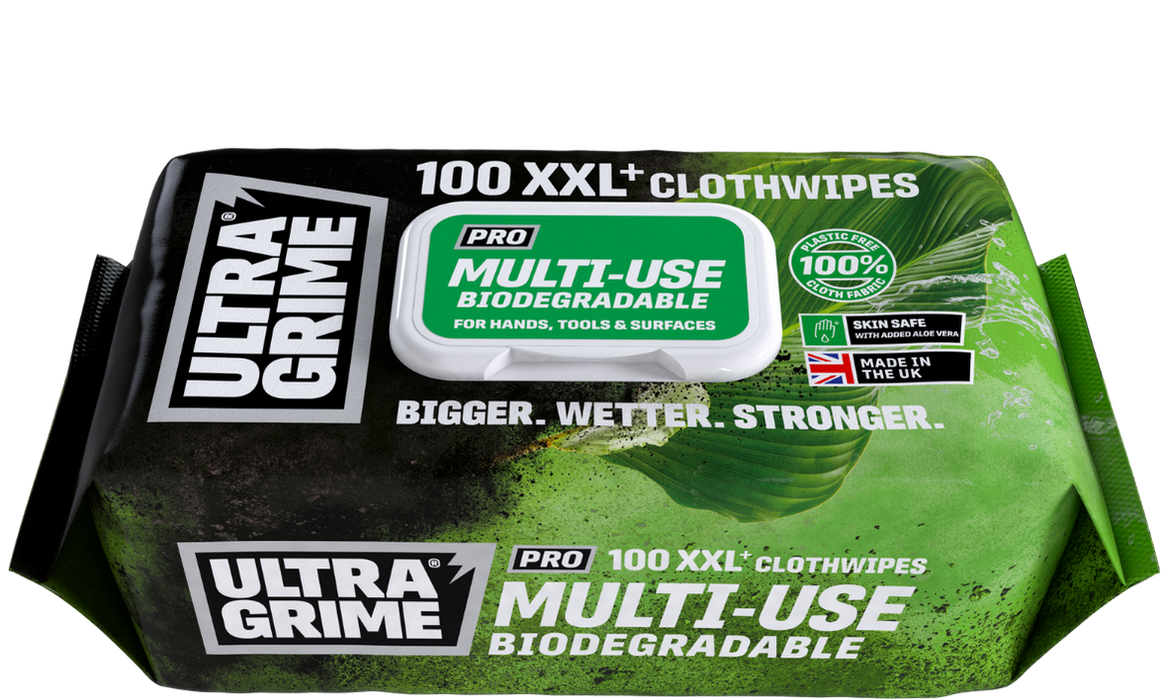 Ultragrime Multi-Use Biodegradable XXL+ Clothwipes | 5940