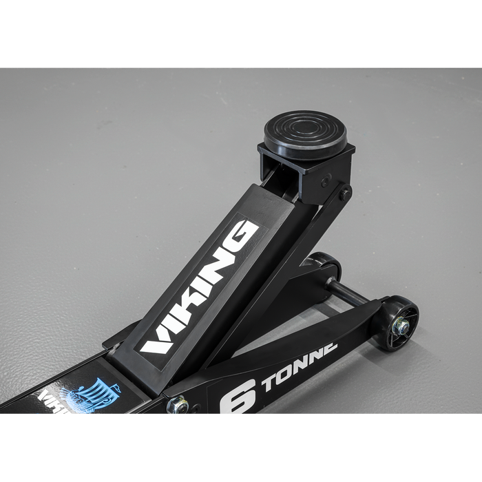 Viking Professional Long Reach Air/Manual Operation Trolley Jack with Rocket Lift 6 Tonne | 6001A