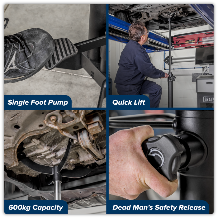 Viking Vertical Transmission Jack with Quick Lift 600kg | 600TRQ