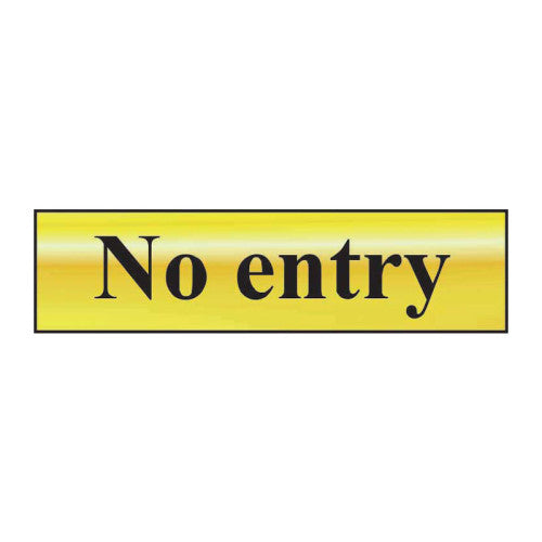 Centurion PVC Chrome Effect Self Adhesive Mini Signs, 200 x 50mm | 602