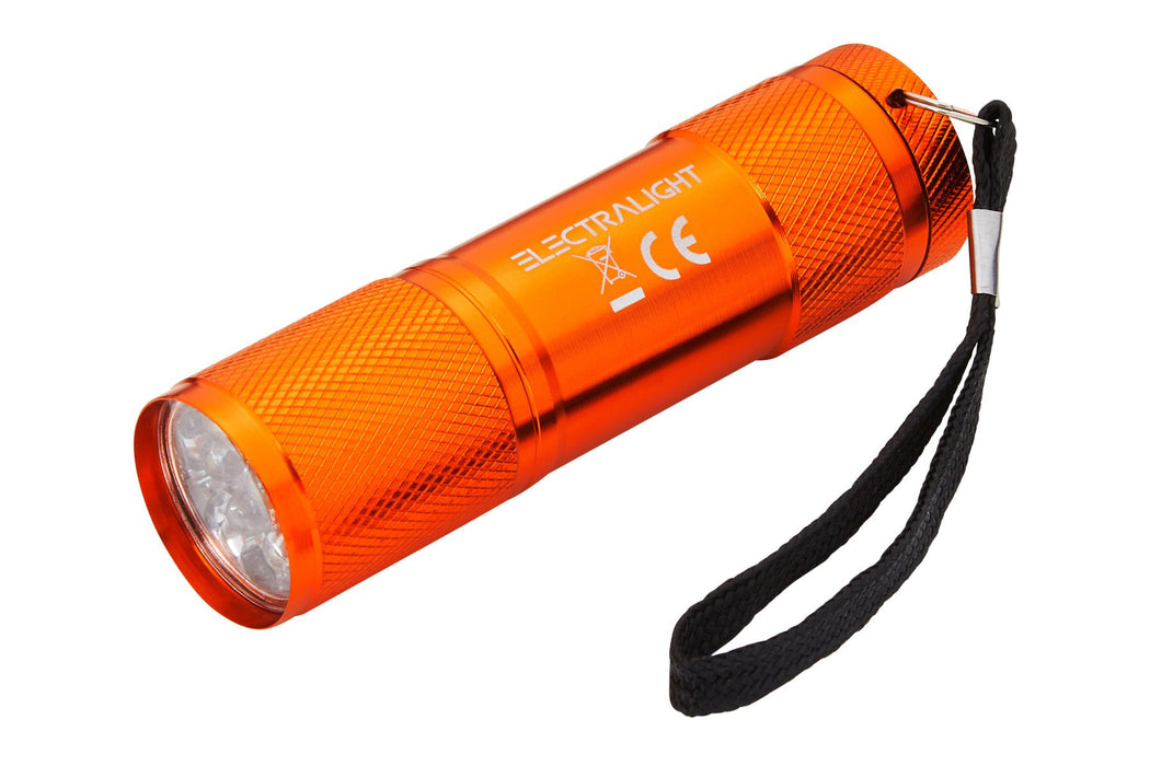 Electralight 50 Lumen 9 LED Stubby Aluminium Torch, With Batteries | B/S65036