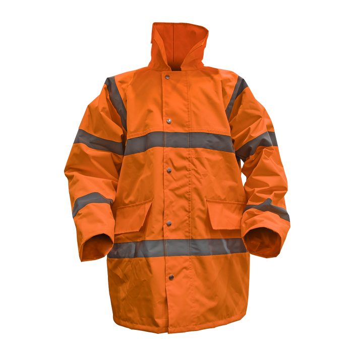 Worksafe® Hi-Vis Orange Jacket with Quilted Lining - Large | 806LO
