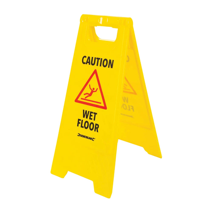 'A' Frame Red Caution Wet Floor Sign | Silverline