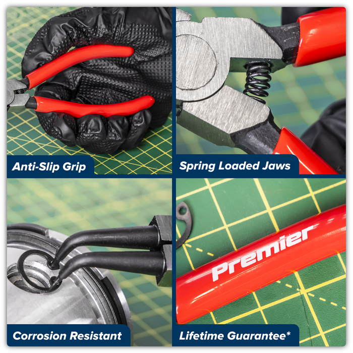 Premier Circlip Pliers Internal Bent Nose 140mm | AK84533