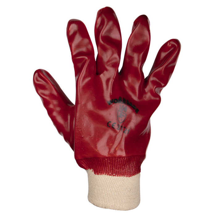 Worksafe® PVC Knit Wrist Gloves, X-Large - Pack of 12 Pairs | 9106XL/12