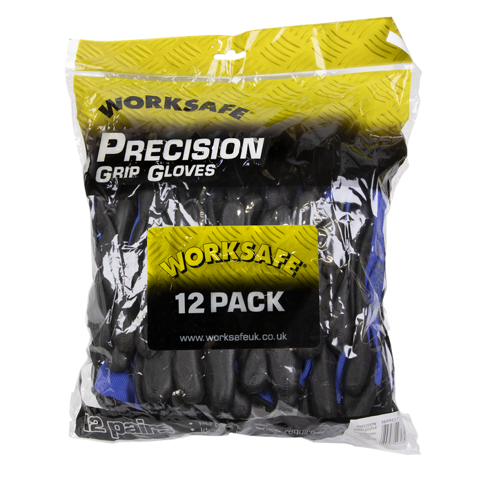 Worksafe® Lightweight Precision Grip Gloves, X-Large - Pack of 12 Pairs | 9117XL/12