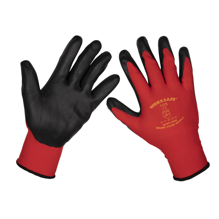 Worksafe® Nitrile Foam Gloves, X-Large - Pack of 12 Pairs | 9125XL/12