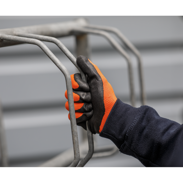 Worksafe® Foam Latex Gloves, Large - Pair | 9140L