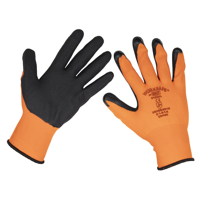 Worksafe® Foam Latex Gloves, X-Large - Pack of 12 Pairs | 9140XL/12