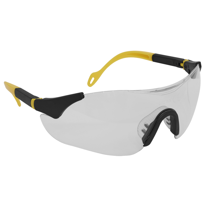 Worksafe® Sports Style Clear Safety Glasses with Adjustable Arms | 9208