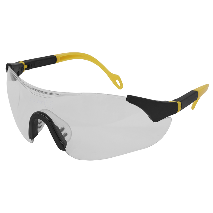Worksafe® Sports Style Clear Safety Glasses with Adjustable Arms | 9208