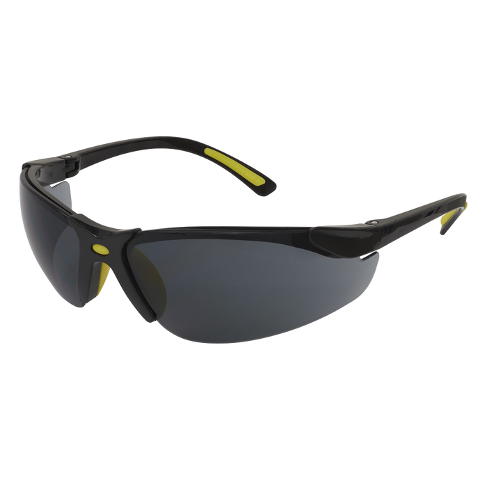 Worksafe® Zante Style Smoke Lens Safety Glasses with Flexi Arms | 9214