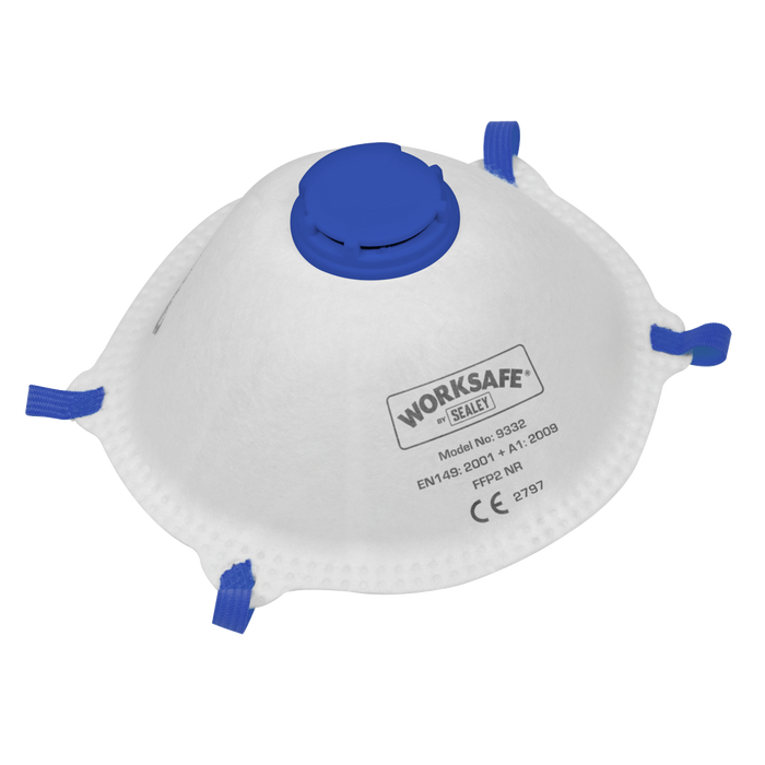 Worksafe® Valved Cup Mask FFP2 - Pack of 10 | 9332/10