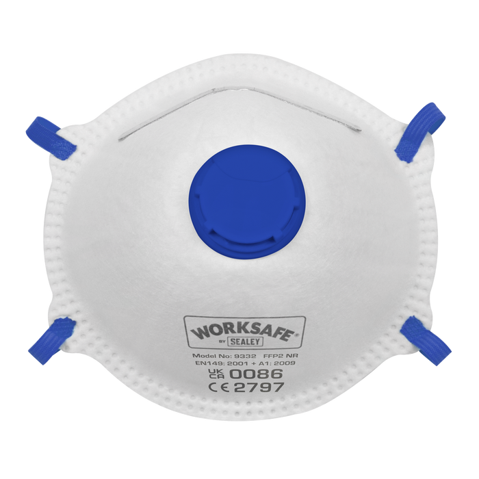 Worksafe® Valved Cup Mask FFP2 - Pack of 10 | 9332/10