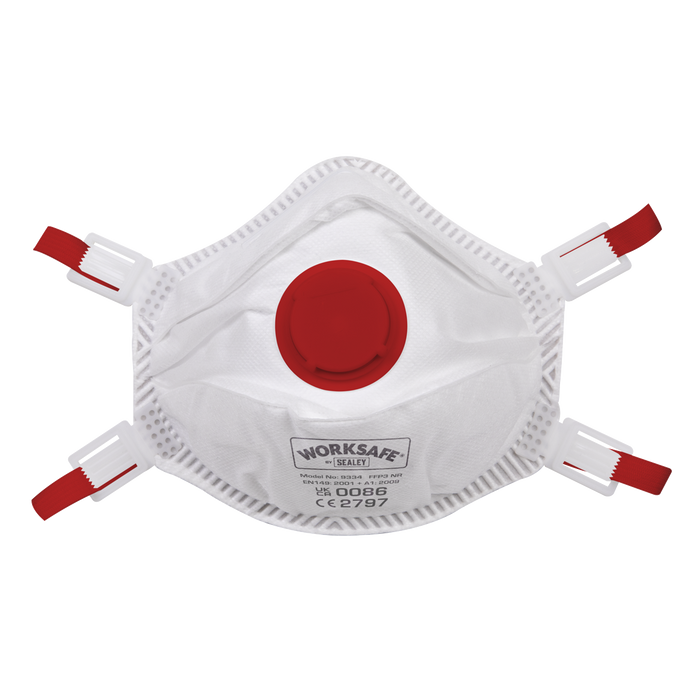 Worksafe® FFP3 Valved Cup Mask - Pack of 10 | 9334/10