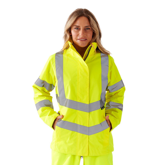 Supertouch Ladies Hi-Vis Sophia Lightweight Jacket | SHV-L0524