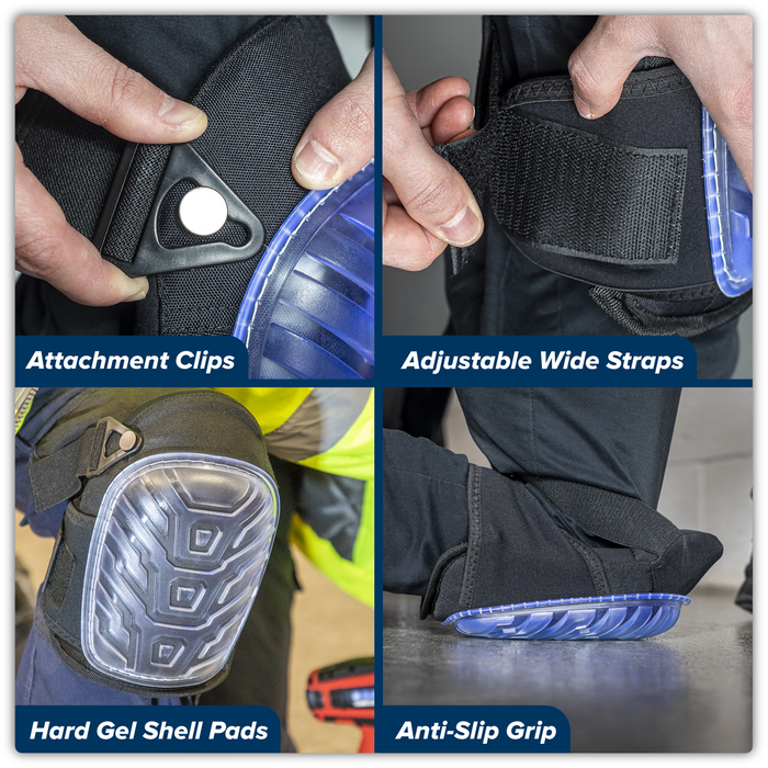 Worksafe® Hard Shell Gel Knee Pads - Pair | 9711